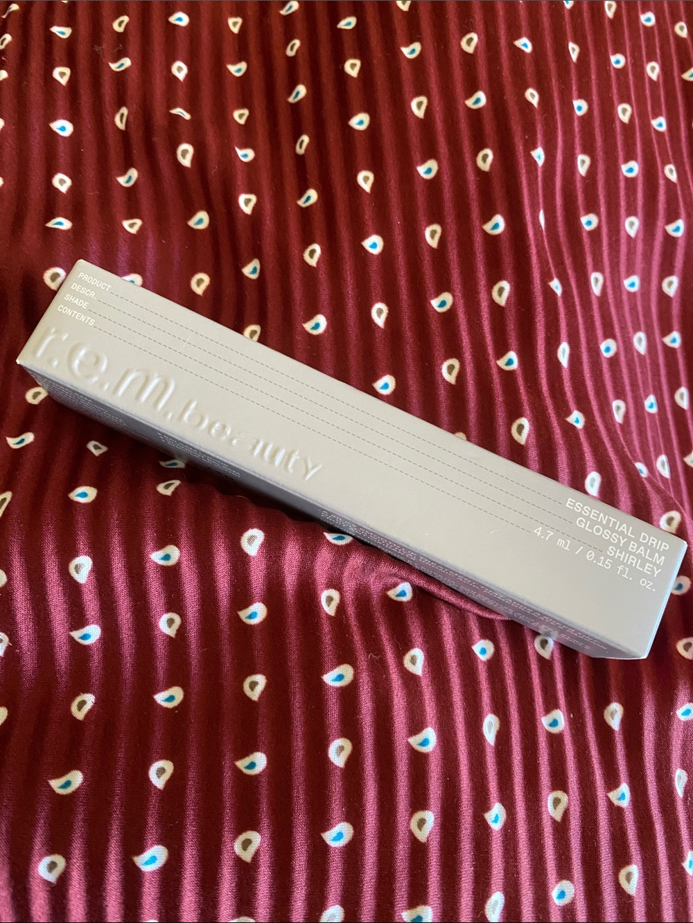 r.e.m. beauty Essential Drip Glossy Balm - Shirley (Silver Box)